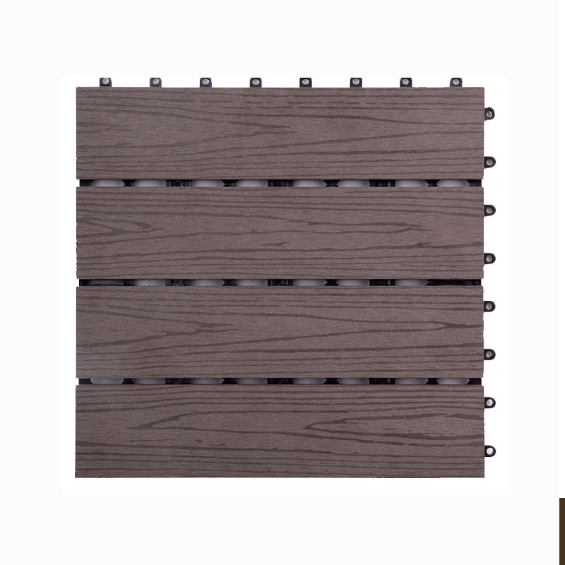 Hout Kunststof Composiet WPC Decking Tegels Engineered Flooring Tuinornament